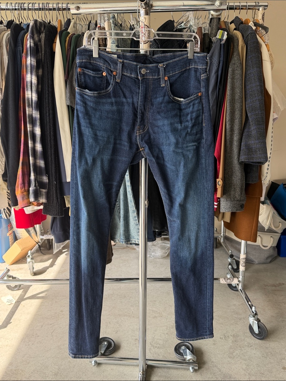 Levi's Indigo Skinny Jeans for Men